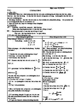 Giáo án Đại số 9