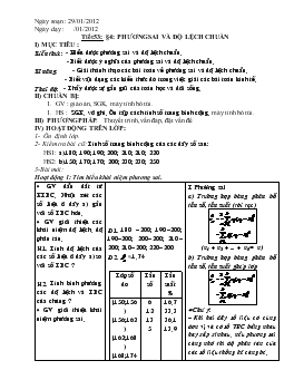 Giáo án Đại số lớp 10