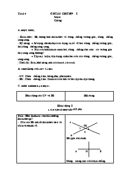 Giáo án Hình học 7 tiết 14- 15