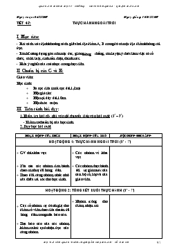 Giáo án Hình học 7 tiết 43- 45