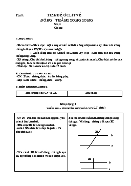 Giáo án Hình học 7 tiết 8- 9