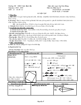 Giáo án Hình học 8 từ tuần 12 đến tuần 17