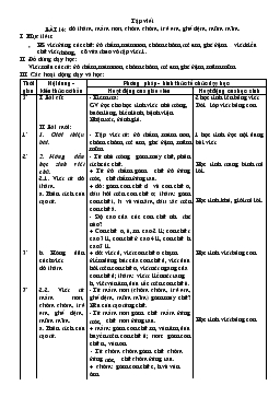 Giáo án lớp 1 - Bài 14