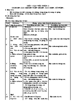 Giáo án lớp 1 - Tiết 3