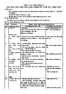 Giáo án lớp 1 - Tiết 3