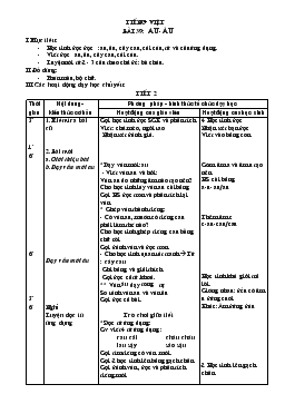 Giáo án lớp 1 - Tuần 10, bài 39