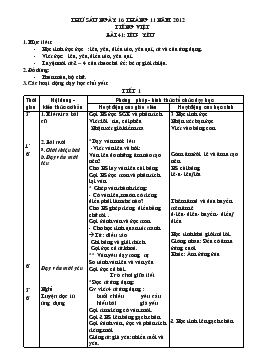 Giáo án lớp 1 - Tuần 10, bài 41