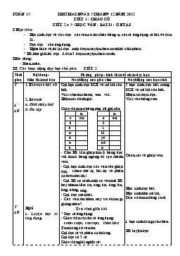 Giáo án lớp 1 - Tuần 13, bài 51