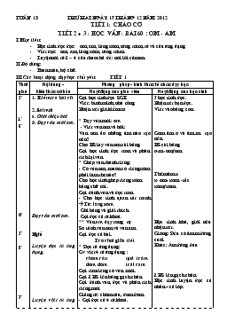 Giáo án lớp 1 - Tuần 15, bài 60