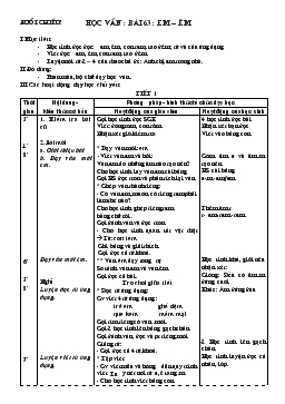 Giáo án lớp 1 - Tuần 15, bài 63