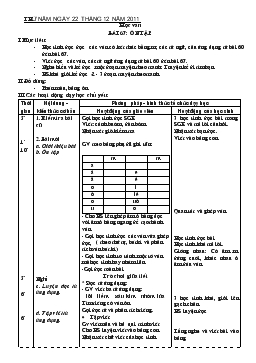 Giáo án lớp 1 - Tuần 16, bài 67