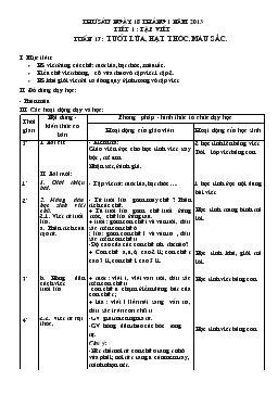 Giáo án lớp 1 - Tuần 17, tiết 1