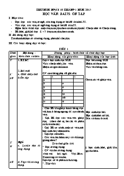 Giáo án lớp 1 - Tuần 18, bài 75