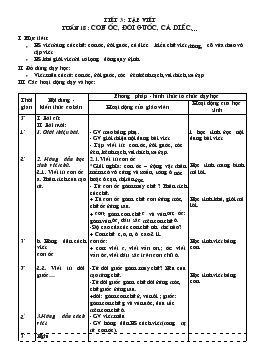 Giáo án lớp 1 - Tuần 18, tiết 3