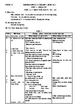 Giáo án lớp 1 - Tuần 19, bài 77