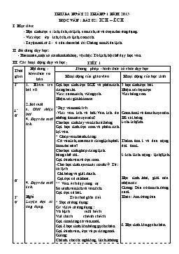 Giáo án lớp 1 - Tuần 20, bài 82