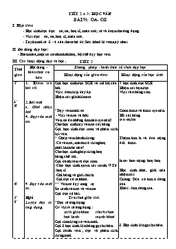 Giáo án lớp 1 - Tuần 21, bài 91