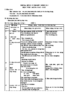 Giáo án lớp 1 - Tuần 23, bài 96