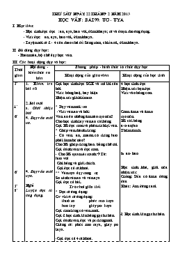 Giáo án lớp 1 - Tuần 23, bài 99