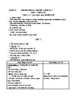 Giáo án lớp 1 - Tuần 29, tiết 1, 2, 3