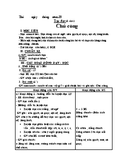 Giáo án lớp 1 - Tuần 29, tiết 5