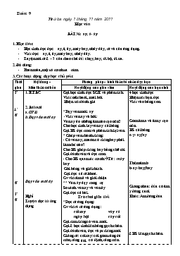 Giáo án lớp 1 - Tuần 9, bài 36