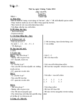 Giáo án lớp 2 - Tuần 3