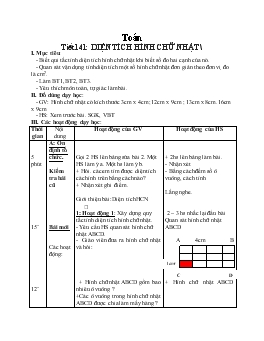 Giáo án lớp 3 - Tiết 41