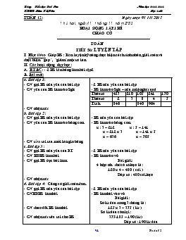 Giáo án lớp 3 - Tuần 12 - Trường Tiểu học Quế Sơn năm học 2013-2014