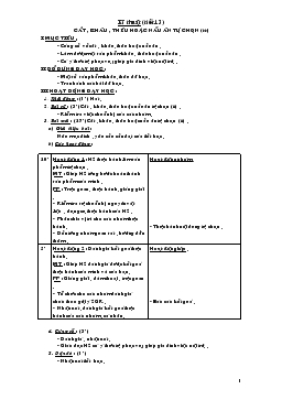 Giáo án lớp 3 - Tuần 15