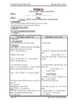 Giáo án lớp 3 - Tuần 26 - Trường Tiểu học Đàm Thủy năm học 2013 - 2014