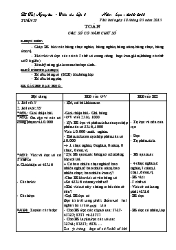 Giáo án lớp 3 - Tuần 27