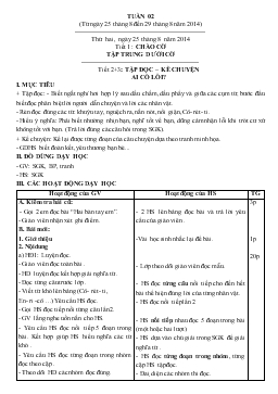 Giáo án lớp 3 - Tuần 2