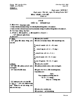 Giáo án lớp 3 - Tuần 6 - Trường Tiểu học Quế Sơn năm học 2013-2014