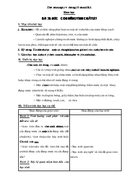 Giáo án lớp 4 - Bài 20 đến bài 31