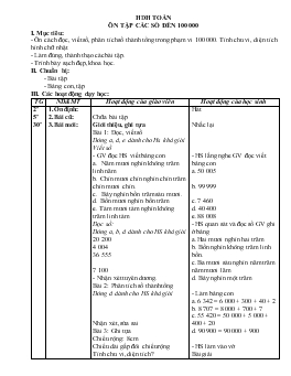 Giáo án lớp 4 buổi chiều - Tuần 1