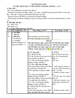 Giáo án lớp 4 buổi chiều - Tuần 5