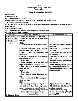 Giáo án lớp 4 buổi sáng - Tuần 1 năm 2009