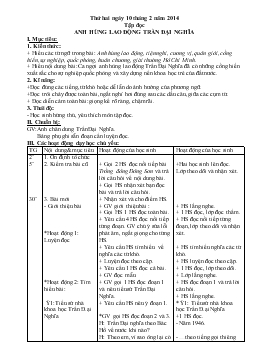 Giáo án lớp 4 buổi sáng - Tuần 21