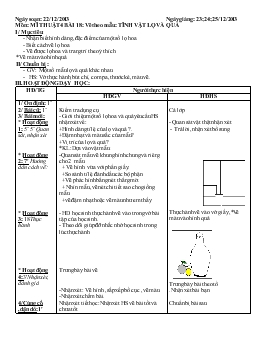 Giáo án lớp 4 môn Mỹ thuật - Tuần 18