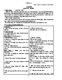 Giáo án lớp 4 - Tuần 14