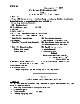 Giáo án lớp 4 - Tuần 14