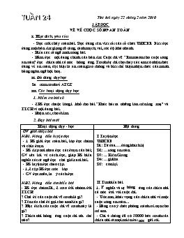 Giáo án lớp 4 - Tuần 24 năm 2010