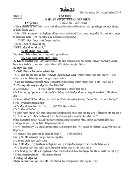 Giáo án lớp 4 - Tuần 25 năm 2010