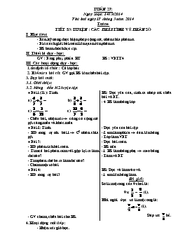 Giáo án lớp 4 - Tuần 27