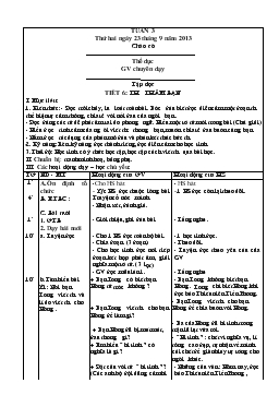 Giáo án lớp 4 - Tuần 3