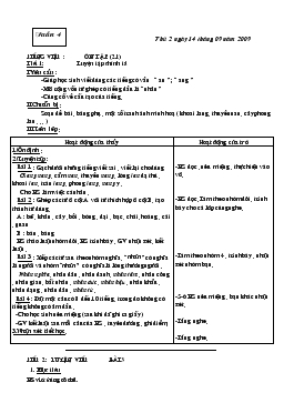 Giáo án lớp 4 - Tuần 4