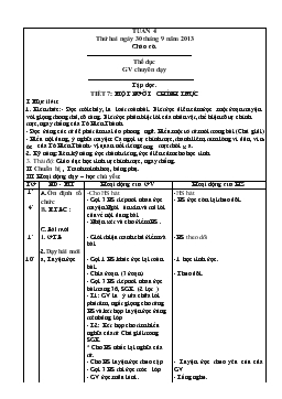 Giáo án lớp 4 - Tuần 4