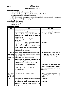 Giáo án lớp 5 môn Khoa học - Bài 12