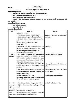 Giáo án lớp 5 môn Khoa học - Bài 15